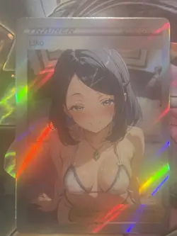 Pokemon Liko Anime Waifu Custom DIY Trainer Art Sexy Pokemon card - Image 2