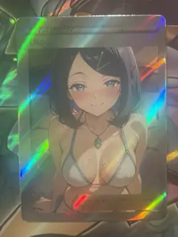Pokemon Liko Anime Waifu Custom DIY Trainer Art Sexy Pokemon card - Image 2