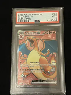 Pokemon Card Charizard EX 183/165 Ultra Rare English 151 PSA 9 Mint - Image 1