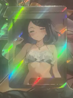 Pokemon Liko Anime Waifu Custom DIY Trainer Art Sexy Pokemon card - Image 2