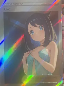 Pokemon Liko Anime Waifu Custom DIY Trainer Art Sexy Pokemon card - Image 2