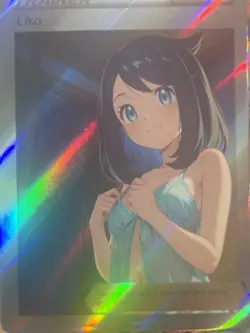 Pokemon Liko Anime Waifu Custom DIY Trainer Art Sexy Pokemon card - Image 3