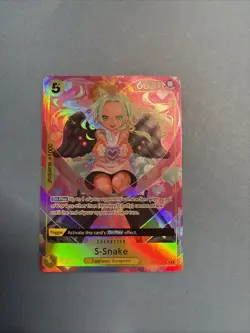 S-Snake SR OP08-112 Parallel ONE PIECE Card Game Two Legends - Image 1