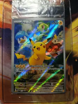 Pikachu 027 Sv: Scarlet & Violet Promo Cards Holo Sealed 🔥🔥🔥🔥 - Image 1