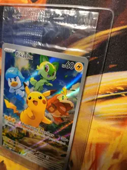 Pikachu 027 Sv: Scarlet & Violet Promo Cards Holo Sealed 🔥🔥🔥🔥 - Image 3
