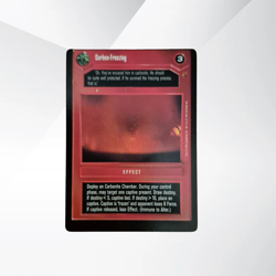 Miscut Star Wars CCG Carbon Freezing Cloud City Trading Card - Image 1