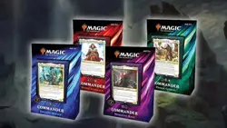 MTG Commander 2019 Set of 4 Decks Inner Case Magic the Gathering Factory Sealed 630509809264 - Image 1