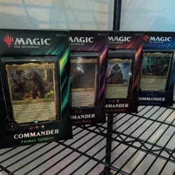 Magic MTG Commander 2019 Set of 4 Decks English Factory Sealed - Image 1