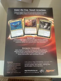 Magic The Gathering Entropic Uprising Commander Deck 2016 MTG New Sealed - Image 2