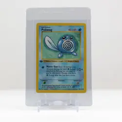 Poliwag Pokemon 1st edition base set 59/102 1999 stamp raw mint clean WOTC - Image 1