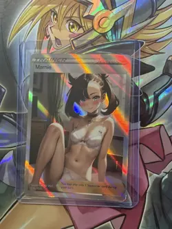 Pokemon Marnie Anime Waifu Custom DIY Trainer Art Sexy Pokemon card - Image 2