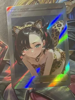 Pokemon Marnie Anime Waifu Custom DIY Trainer Art Sexy Pokemon card - Image 2