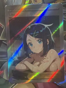 Pokemon Liko Anime Waifu Custom DIY Trainer Art Sexy Pokemon card - Image 2