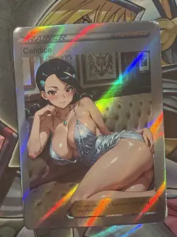 Pokemon Candice Anime Waifu Custom DIY Trainer Art Sexy Pokemon card - Image 2