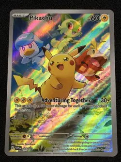 Pikachu (Paldea Evolved ETB) Pokemon Scarlet & Violet Black Star Promo #027 - Image 1