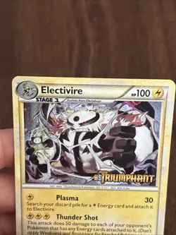 Electivire 20/102 HGSS Triumphant Stamped Pre-Release Promo Holo Pokemon Vintage - Image 3