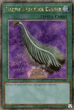Harpie's Feather Duster (Alternate Art) - EDC1-EN001 - Quarter Century Secret Ra - Image 1