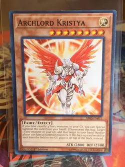 YUGIOH ARCHLORD KRISTYA SR05-EN011 COMMON LP-NM - Image 1
