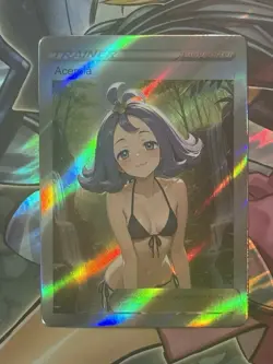 Pokemon Acerola Anime Waifu Custom DIY Trainer Art Pokemon card - Image 2