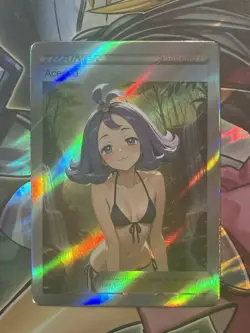 Pokemon Acerola Anime Waifu Custom DIY Trainer Art Pokemon card - Image 3
