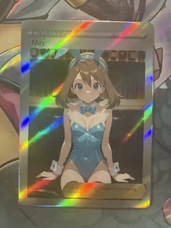 Pokemon May Anime Waifu Custom DIY Trainer Art Pokemon card - Image 2