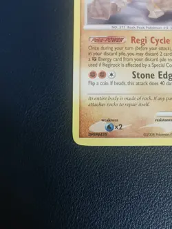 Pokemon Card Regirock 38/146 D&P Legends Awakened Non-Holo Rare - Image 4