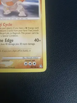 Pokemon Card Regirock 38/146 D&P Legends Awakened Non-Holo Rare - Image 5
