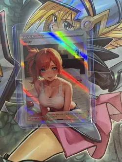 Pokemon Misty Anime Waifu Custom DIY Trainer Art Sexy Pokemon card - Image 1
