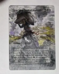 Gray Merchant of Asphodel 1x MtG Theros Beyond Death ALTERED - Image 1
