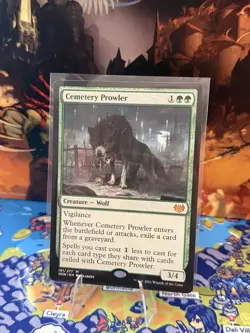 Cemetery Prowler #191 MTG Crimson Vow Near Mint Condition - Image 1