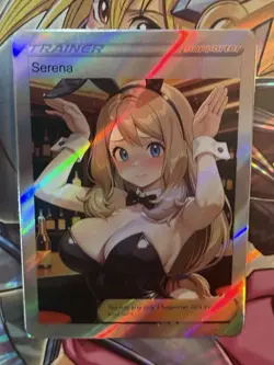Pokemon Serena Anime Waifu Custom DIY Art Pokemon card - Image 1