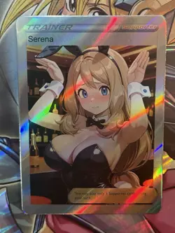 Pokemon Serena Anime Waifu Custom DIY Art Pokemon card - Image 2