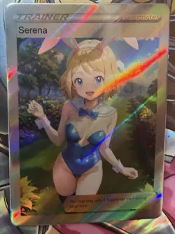 Pokemon Serena Anime Waifu Custom DIY Art Pokemon card - Image 1