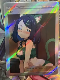 Pokemon Liko Anime Waifu Custom DIY Trainer Art Sexy Pokemon card - Image 2