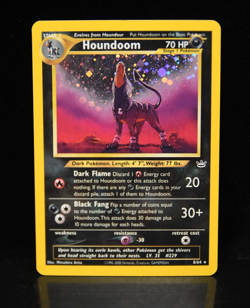 Pokemon TCG Neo Revelation HOUNDOOM 8/64 LP+ NM Rare Holo Unlimited Excellent - Image 1