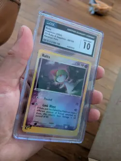 (TOP POP 6) CGC 10 GEM MINT EX Ruby & Sapphire Ralts 68/109 Pokemon Reverse Holo - Image 2