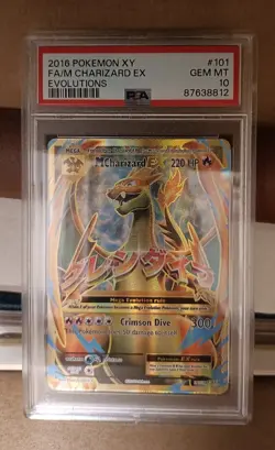 2016 - POKEMON XY CHARIZARD EX EVOLUTIONS PSA10 - Image 1