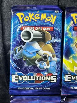 4 2016 Pokemon XY Evolutions Pack Bundle (Lot of 4 Packs) - Image 2