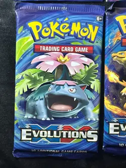 4 2016 Pokemon XY Evolutions Pack Bundle (Lot of 4 Packs) - Image 4