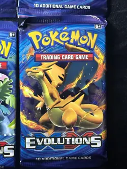 4 2016 Pokemon XY Evolutions Pack Bundle (Lot of 4 Packs) - Image 5