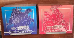 Pokemon Battle Styles ETB Lot of 2 (Red & Blue) NEW FACTORY SEALED Elite Trainer - Image 1