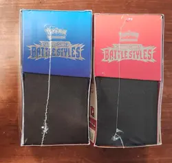 Pokemon Battle Styles ETB Lot of 2 (Red & Blue) NEW FACTORY SEALED Elite Trainer - Image 3