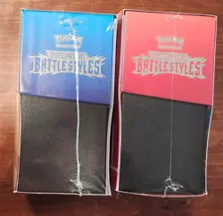 Pokemon Battle Styles ETB Lot of 2 (Red & Blue) NEW FACTORY SEALED Elite Trainer - Image 4