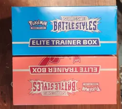 Pokemon Battle Styles ETB Lot of 2 (Red & Blue) NEW FACTORY SEALED Elite Trainer - Image 5