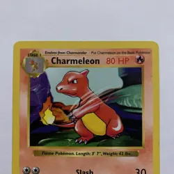 Pokemon TCG Charmeleon Base Set 24/102 Regular Shadowless Uncommon - Image 2