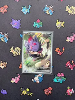 Pokemon - N's Zorua SVP189 Scarlet & Violet Black Star Promo Full Art NM - Image 1