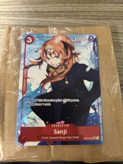 One Piece CCG TCG Sanji Op10-005 Sr Alternate Art Parallel English Near Mint - Image 1