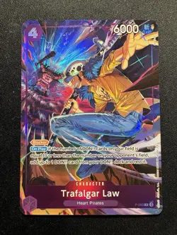 One Piece (Illustration Box Vol.6) TRAFALGAR LAW #P-093 Foil Promo English - Image 1
