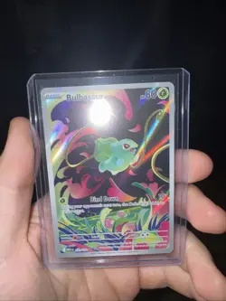 Pokemon TCG Bulbasaur Mega Evolutions 133/132 Illustration Card - Image 1