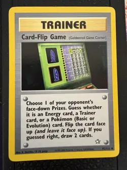 Pokemon Neo Genesis - Card-Flip Game (Goldenrod Game Corner) 92/111 - Regular LP - Image 1